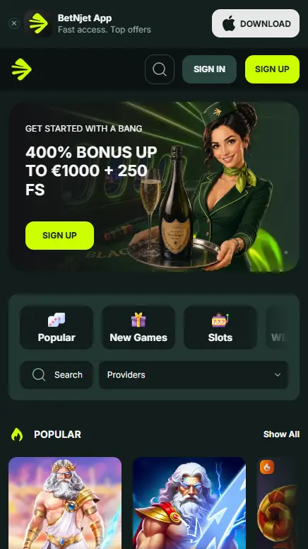 BetNjet Mobile App: Installation, Requirements & Features
