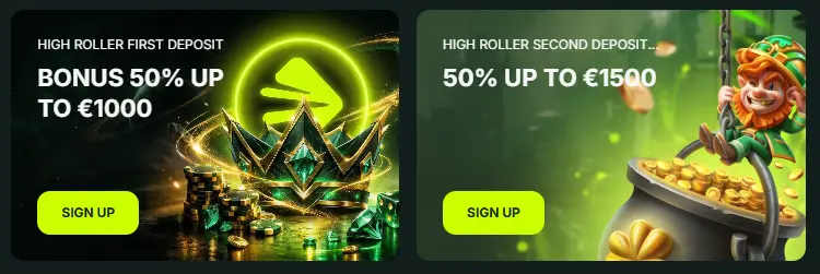 High Roller Welcome Deal at BetNjet