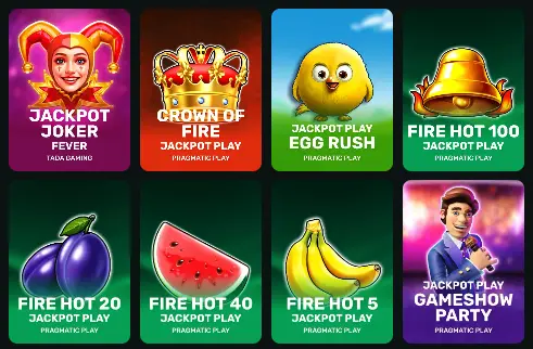 Fixed and Progressive BetNjet Jackpots