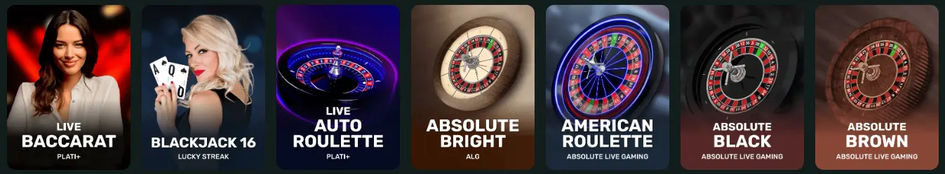 Live Games at betnjet uk