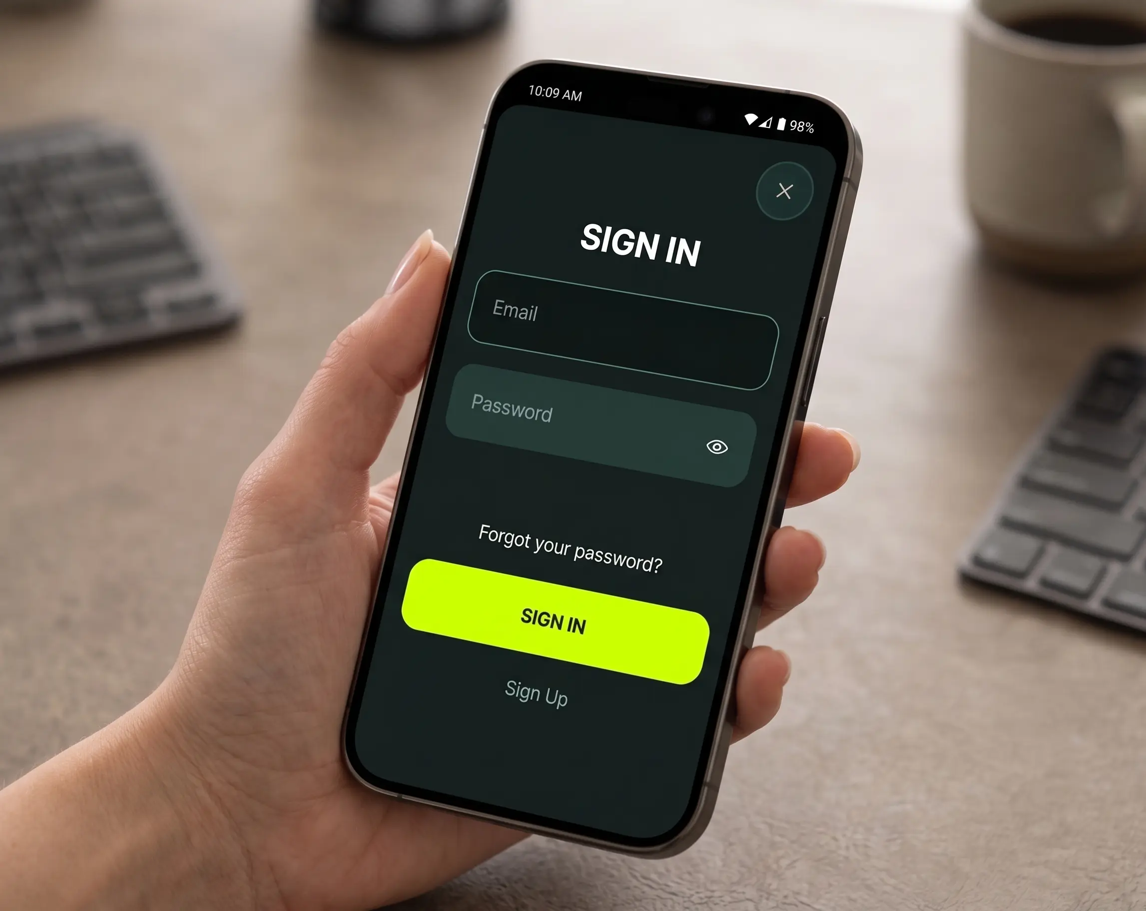 BetNjet Sign In via the Mobile App (PWA)